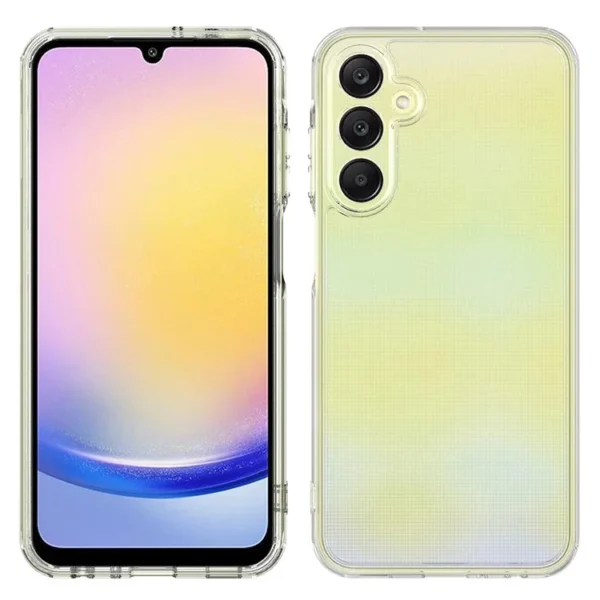 Second image of For Samsung Galaxy A25 5G (Global) (161.0 x 76.5 x 8.3mm) Acrylic+TPU Clear Case Scratch-Resistant Phone Cover