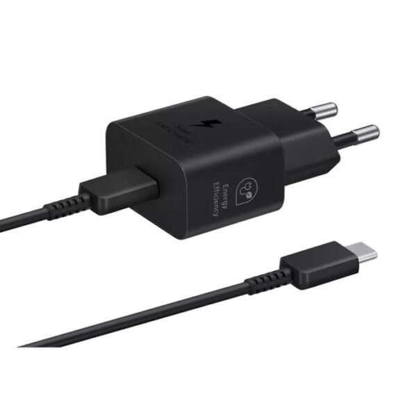 Samsung Travel Charger 25W EP-T2510X PD 3.0 with Type-C to Type-C cable (1m) Black EU (EP-T2510XWEGEU)