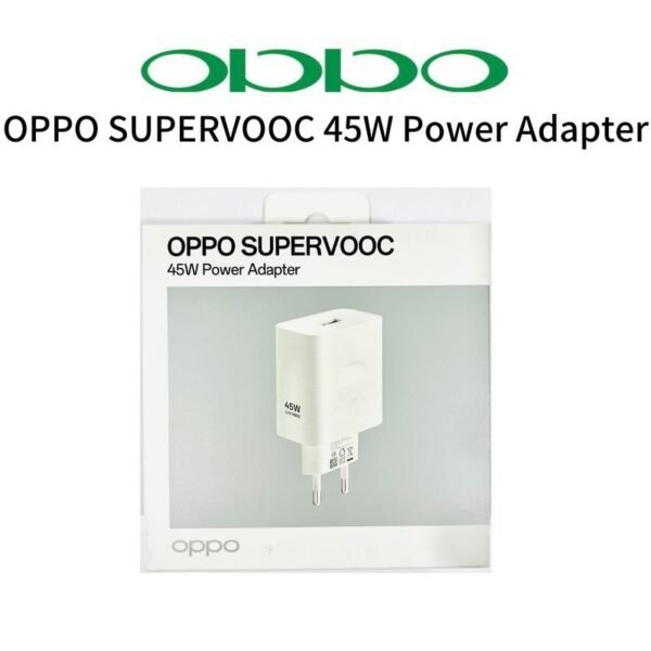 Oppo 45W USB-C SuperVooc Adapter - White