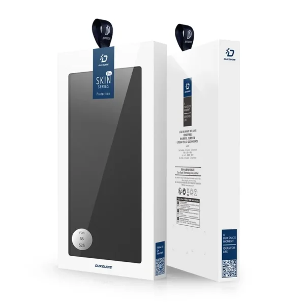 Samsung Galaxy S25 Case Leather Cover Card Holder - Black