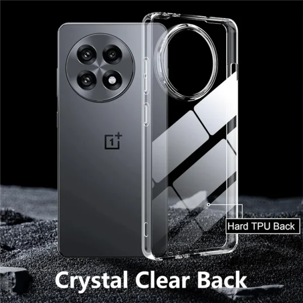 Second image of For OnePlus 13R 5G Case Anti-Fingerprint Crystal Clear Phone Cover
