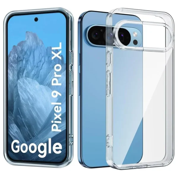 Google Pixel 9 Pro XL Case Anti-Fingerprint Crystal Clear Phone Cover