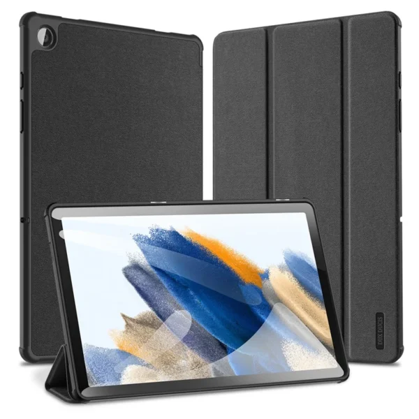 Second image of Samsung Galaxy Tab A9 Plus Business Stand Cover Leather Smart Sleep Tablet Case - Black