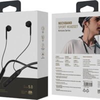 Devia EM036 Sport Kintone Earbud Bluetooth Handsfree Ακουστικά Black