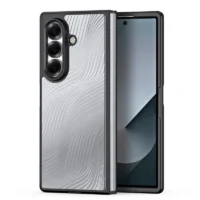 Samsung Galaxy Z Fold7 5G Case DUX DUCIS Aimo Series TPU+PC Matte Drop-proof Phone Cover (REACH Certification) - Black