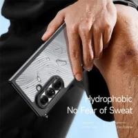 Samsung Galaxy Z Fold7 5G Case DUX DUCIS Aimo Series TPU+PC Matte Drop-proof Phone Cover (REACH Certification) - Black5