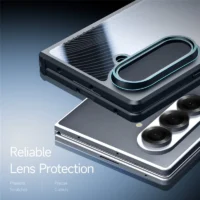 Samsung Galaxy Z Fold7 5G Case DUX DUCIS Aimo Series TPU+PC Matte Drop-proof Phone Cover (REACH Certification) - Black6