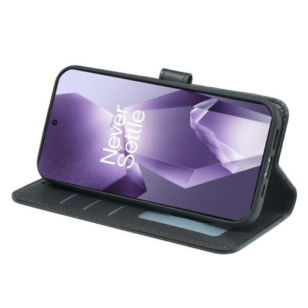 Second image of OnePlus 13R 5G Wallet Case Leather - Black