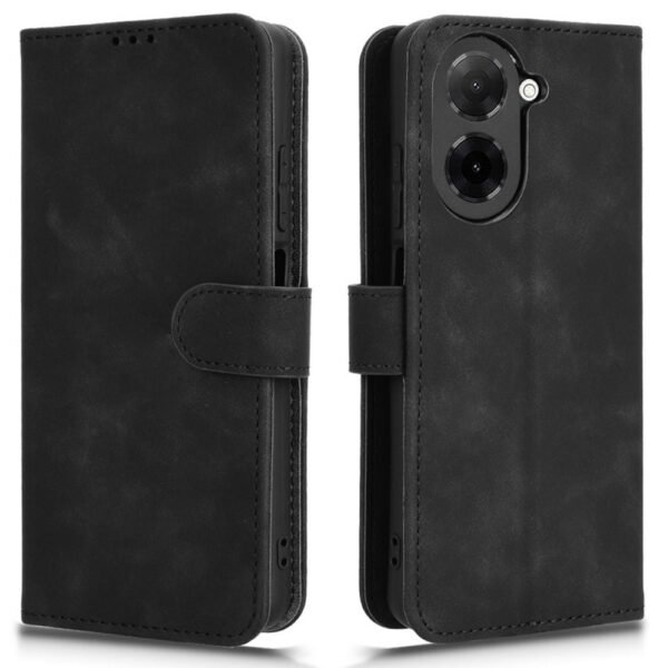 Xiaomi Redmi A5 / Poco C71 Leather Flip Phone Cover - Black
