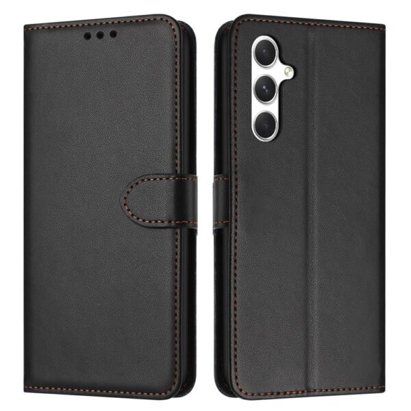 Samsung Galaxy A16 / A17 / A26 Leather Phone Cover - Black