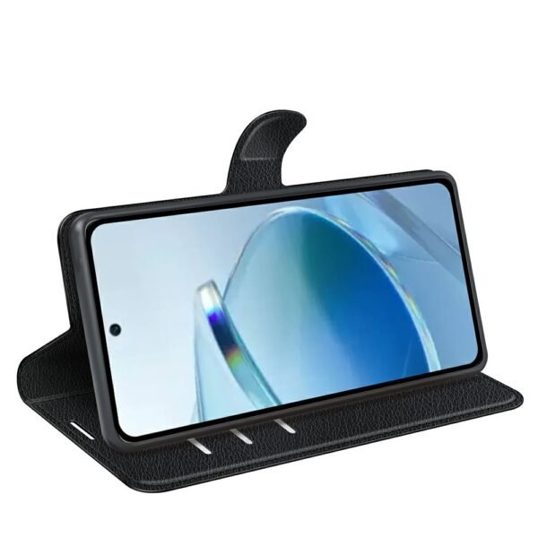 Second image of Xiaomi Redmi 15C 4G / Poco C85 4G Shockproof Leather Flip Cover - Black