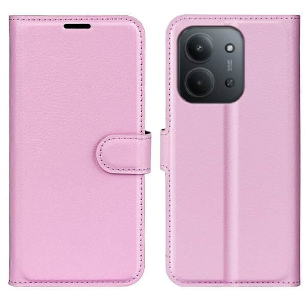 Xiaomi Redmi 15C 4G / Poco C85 4G Shockproof Leather Flip Cover - Pink