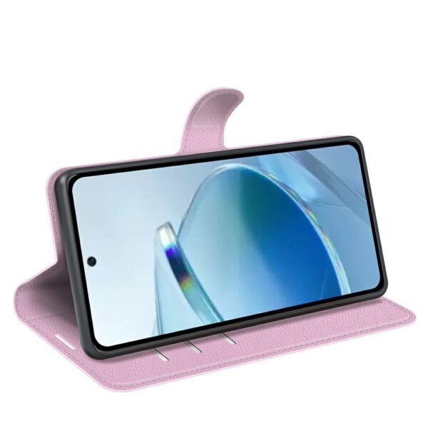 Second image of Xiaomi Redmi 15C 4G / Poco C85 4G Shockproof Leather Flip Cover - Pink