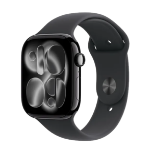 Apple Watch Series 11 (2025) GPS 46mm Jet Black Alu Case, Black Sport Band M/L