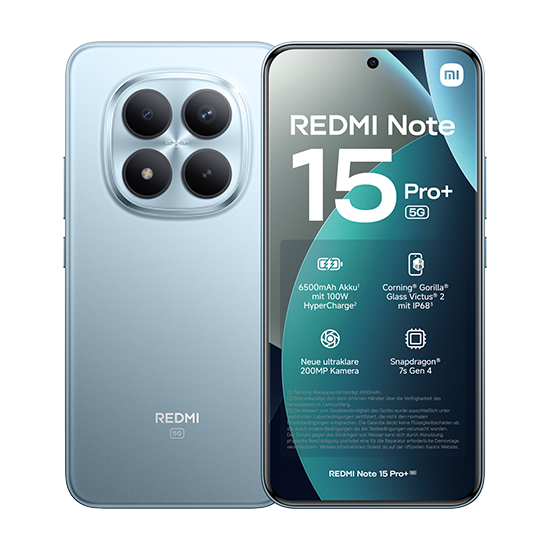 Xiaomi Redmi Note 15 Pro+ 5G 256GB Ram 8GB Dual Sim - Blue