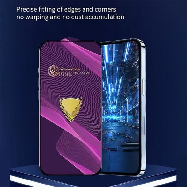 iPhone 15 Screen Protector Medium Alumina Glass Full Glue Screen