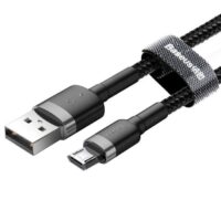 Baseus Micro USB Cafule Cable 2.4A 1m Gray + Black