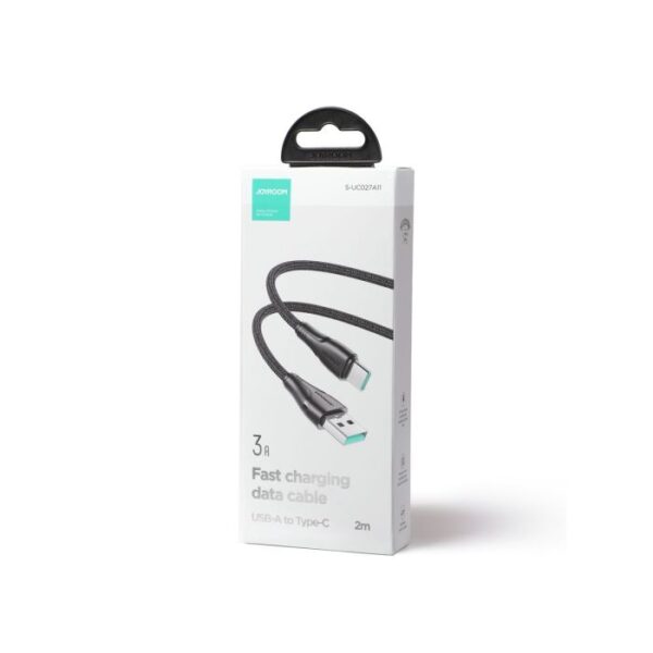 Joyroom USB - Type-C Surpass Series Fast Charging and Data Cable, 3A, 1,2m, Black