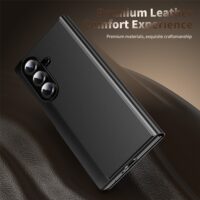 Samsung Galaxy Z Fold7 5G Case Smart View Window Leather Phone Cover - Black 2