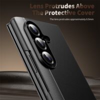 Samsung Galaxy Z Fold7 5G Case Smart View Window Leather Phone Cover - Black 6
