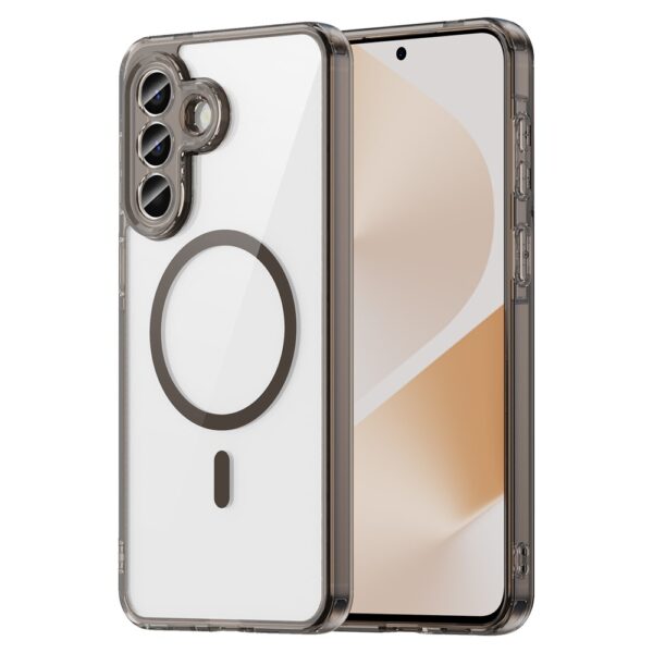 Samsung Galaxy A57 5G Case Compatible with MagSafe Clear Phone Back Cover Black